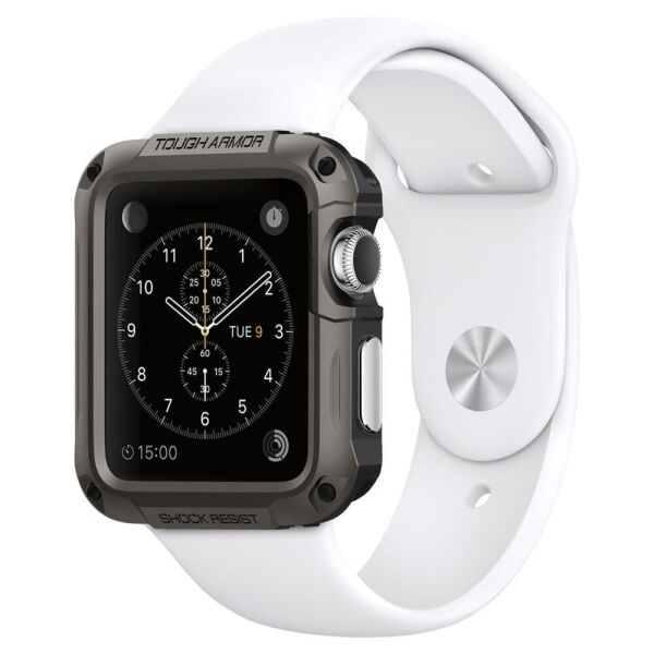 

Чехол Spigen для Apple Watch, Tough Armor™ (42mm), Gunmetal (SGP11504)