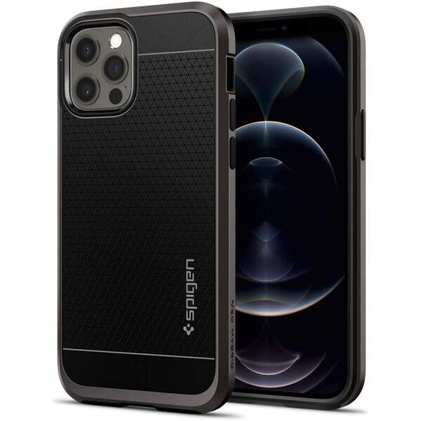

Чехол Spigen для iPhone 12 / 12 Pro - Neo Hybrid, Gunmetal (ACS01711)