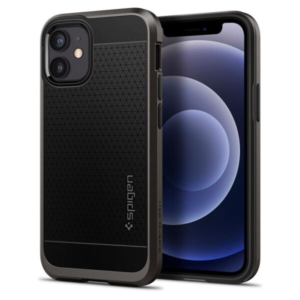 

Чехол Spigen для iPhone 12 mini 5.4" (2020) Neo Hybrid, Gunmetal ( ACS01754)
