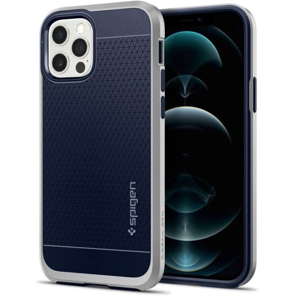 

Чехол Spigen для iPhone 12 / iPhone 12 Pro - Neo Hybrid, Satin Silver (ACS02254)