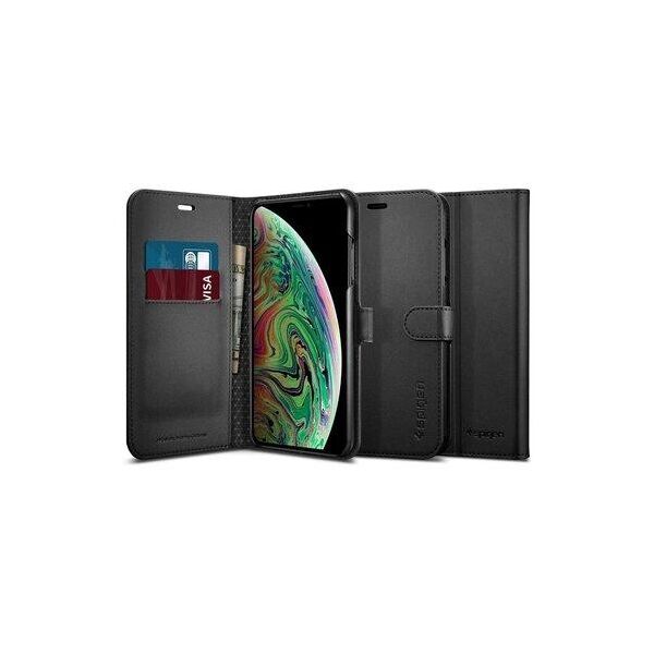 

Книжка-Чехол Spigen для iPhone Xs Max Wallet S, Black (065CS24841)