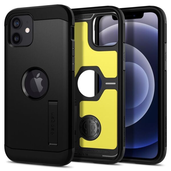 

Чехол Spigen для iPhone 12 / 12 Pro Tough Armor, XP Black (ACS01710)
