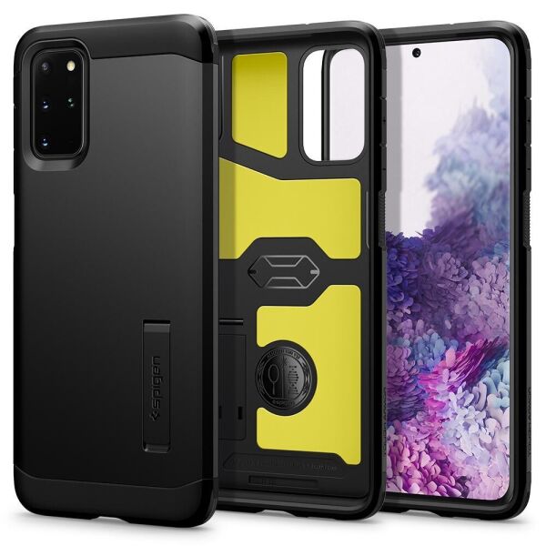 

Чехол Spigen для Samsung Galaxy S20 Plus Tough Armor, Black (ACS00757)