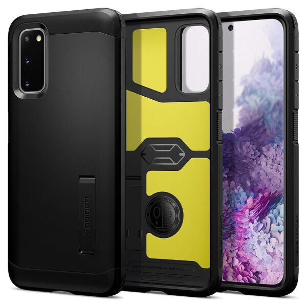 

Чехол Spigen для Samsung Galaxy S20 Tough Armor, Black (ACS00794)