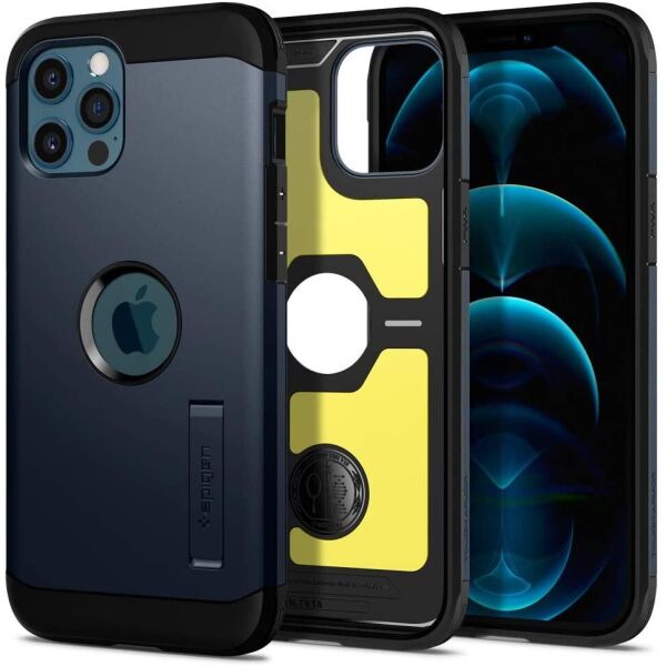 

Чехол Spigen для iPhone 12 Pro Max - Tough Armor, Metal Slate (ACS02295)