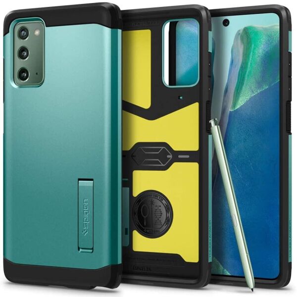 

Чехол Spigen для Samsung Galaxy Note 20 - Tough Armor XP, Green (ACS01581)