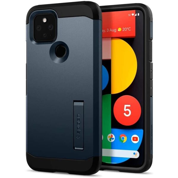 

Чехол Spigen для Google Pixel 5 - Tough Armor, Metal Slate (ACS01900)