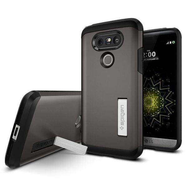 

Чехол Spigen для LG G5 Tough Armor, Gunmetal (A18CS20137)