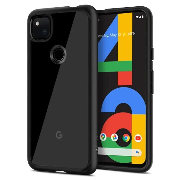 

Чехол Spigen для Google Pixel 4a Ultra Hybrid, Matte Black (ACS01013)