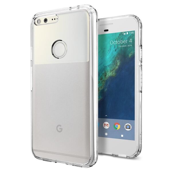 

Чехол Spigen для Google Pixel XL Ultra Hybrid, Crystal Clear (F15CS20905)