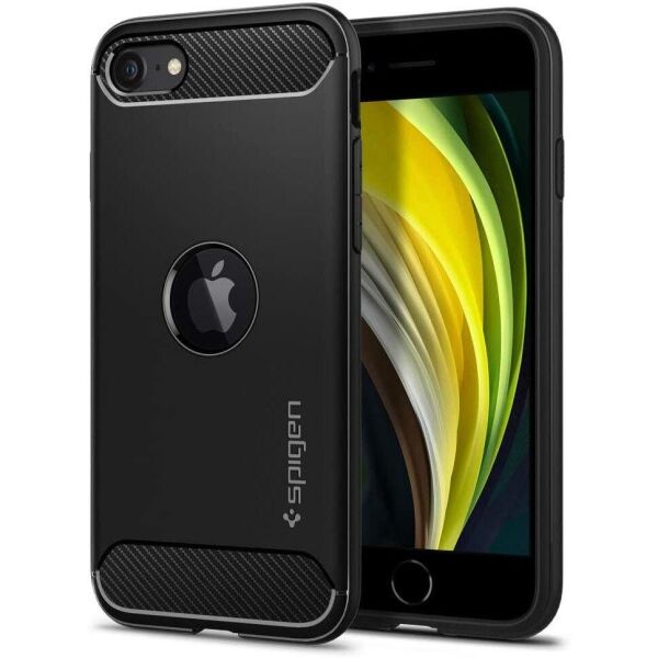 

Чехол Spigen для iPhone SE 2020, Rugged Armor, Black (ACS00944)