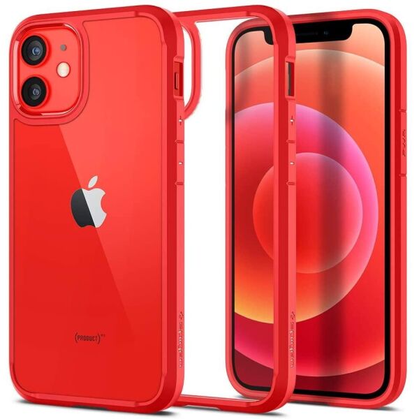 

Чехол Spigen для iPhone 12 mini (5.4") - Ultra Hybrid, RED (ACS01747)