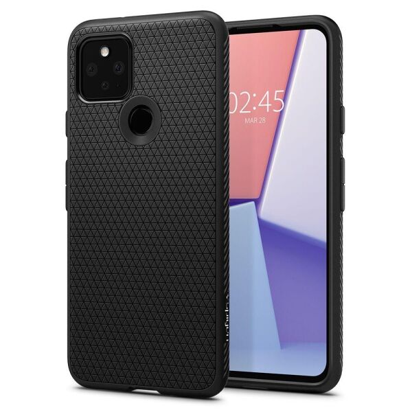 

Чехол Spigen для Google Pixel 5 - Liquid Air, Matte Black (ACS01896)