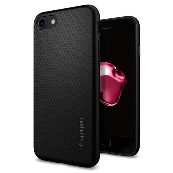 

Чехол Spigen для iPhone SE 2020/8/7 Liquid Air Armor, Black (042CS20511)