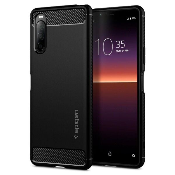 

Чехол Spigen для Sony Xperia 10 II - Rugged Armor (ACS01382)