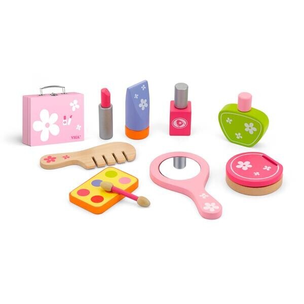 

Деревянный игровой набор Все для макияжа Viga Toys Разноцветный