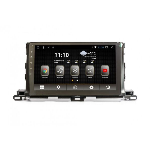 

Автомагнитола штатная Toyota Highlander 2015 (10 ") Android 10.1 (4/32), встроенный Bluetooth модуль