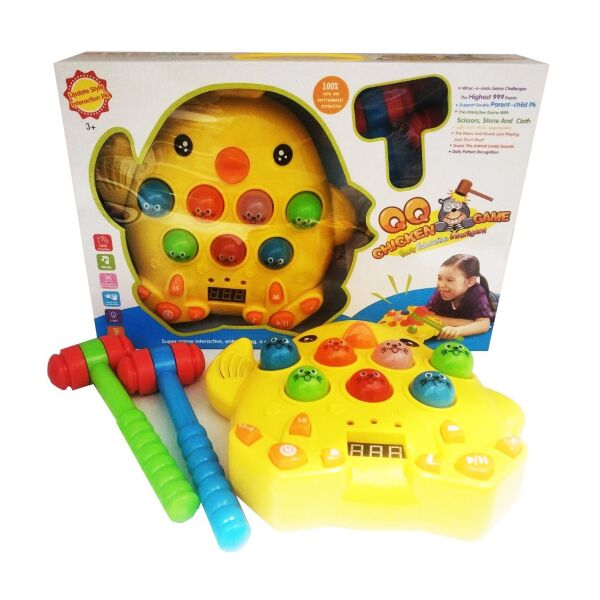 

Детская музыкальная игрушка "Цыпленок" SamToyCn 27х24х6 см Желтый