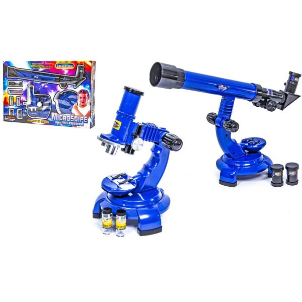 

Детский набор для исследований: телескоп и микроскоп Chang Qing Toys 41х25х14 см Синий