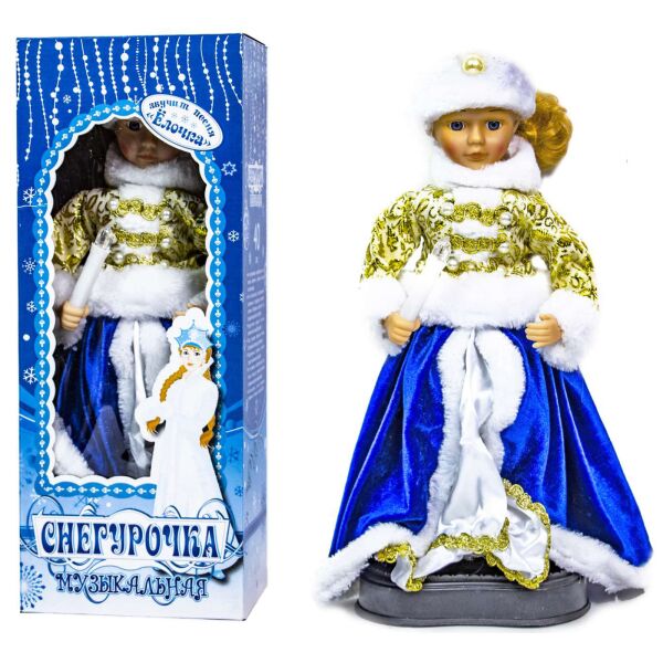 

Музыкальная фигурка "Снегурочка" SaintNik 40х21х16 см Комбинированный