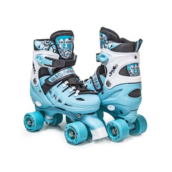 

Раздвижные ролики квады Scale Sports 29-33 Мятный