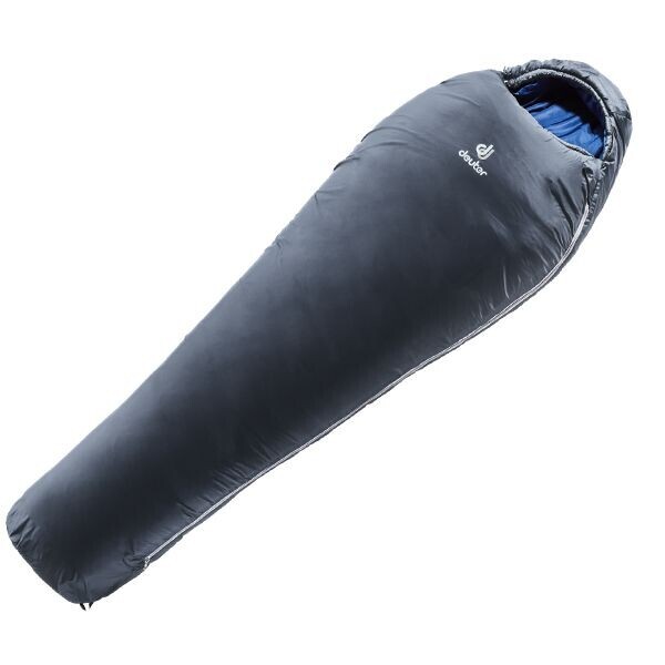 

Спальный мешок Deuter Orbit +5 L цвет 4330 granite-steel правый (3701118 4330 0)
