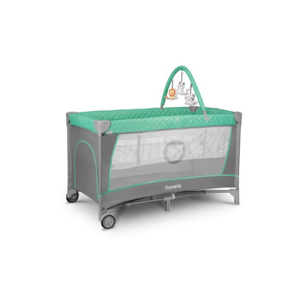 

Кроватка-манеж FLOWER TURQUOISE Lionelo 125х65х76 см