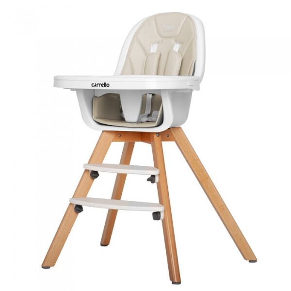 

Стульчик для кормления детей CARRELLO Prego CRL-9504/1 Light Beige