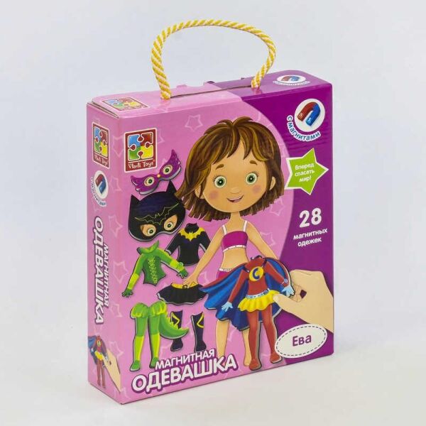 

Магнитная игра-одевашка Ева - VT 3702-04 /рус/ Vladi Toys (Украина)