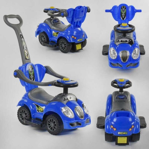 

Машина-толокар JOY 09-203 В русское озвучивание, родительская ручка Синий