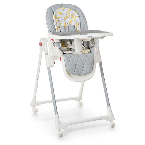 

Стульчик для кормления ME 1037 CRYSTAL Banana Gray
