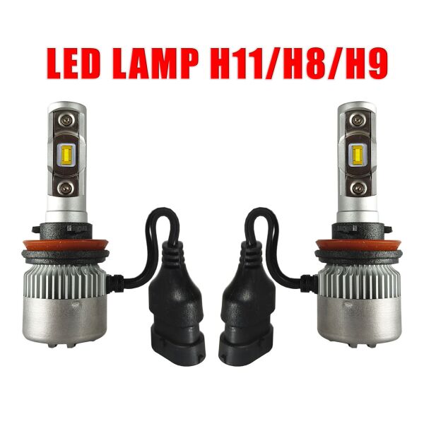 

Лампы H8 Н9 Н11 Focus V 12-24V 30W 5700k 2900lm. Светодиодные лэд лампы H11 для легковых и грузовых авто.