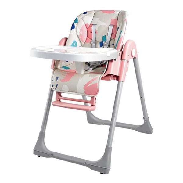 

Детский стульчик для кормления Bestbaby BS-330 Powder складной регулируемый