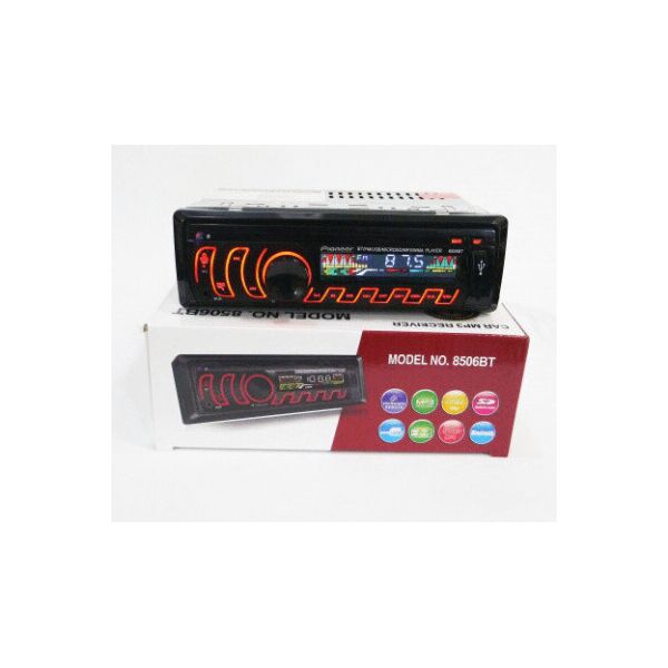 

Автомагнитола 8506BT Rgb подсветка Led 1DIN Bluetooth