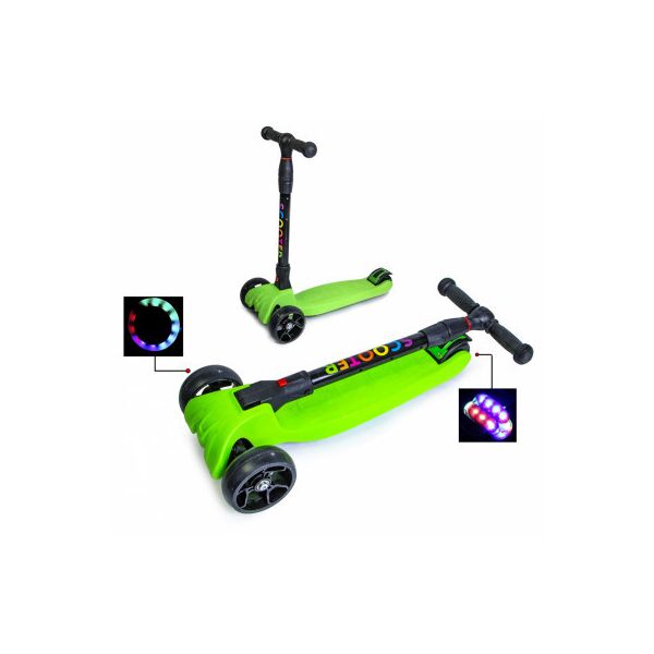 

Детский самокат Smart. Green. Складная ручка