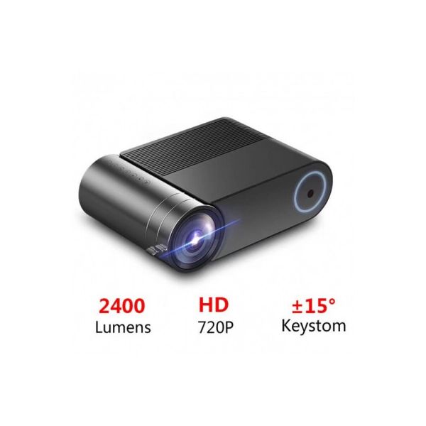 

Мультимедийный проектор YG550 WI-FI Led 1080 P HD Портативный домашний кинотеатр со встроенным стерео-динамиком Черный