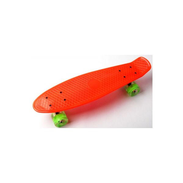 

Скейт Penny Boarde Orange Светящиеся колеса