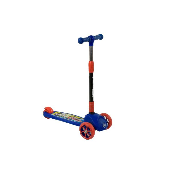 

Самокат трехколесный 27043 Best Scooter, Синий, Свет Колес И Дисков, колёса PU, Складной Руль, в коробке