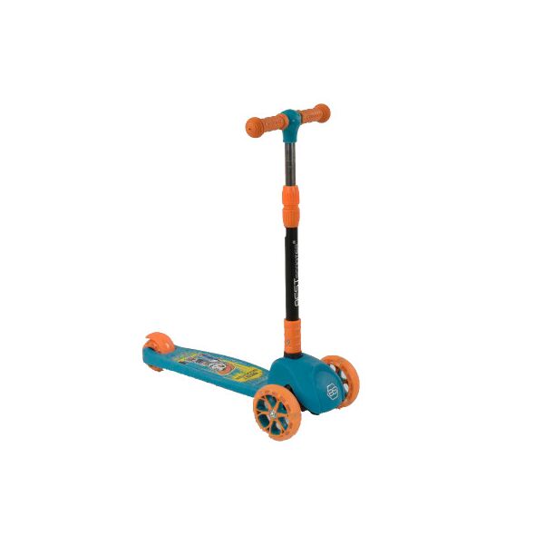 

Самокат трехколесный 45567 Best Scooter, Голубой, Свет Колес И Дисков, колёса PU, Складной Руль, в коробке