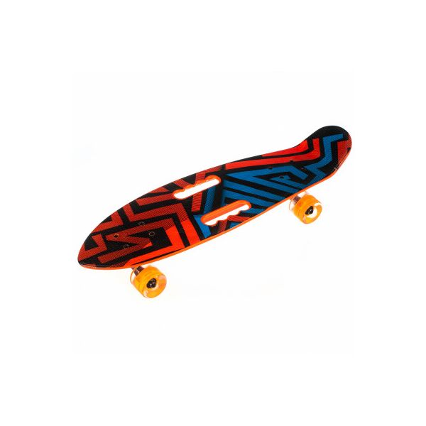 

Пенниборд (Penny Board) Smart Drive со светящимися колесами мод. 886 Красно-синий