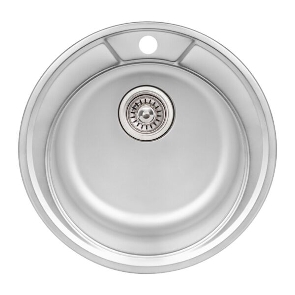 

Кухонная мойка Qtap D490 Satin 0,8 мм (QTD490SAT08) (SD00040973)