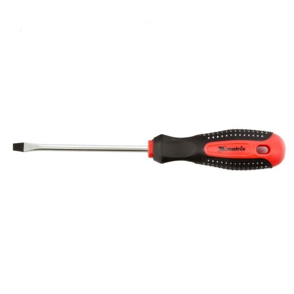 

Отвертка Matrix Fusion SL5 100мм CrV с 3-х компонентной рукояткой Antislip