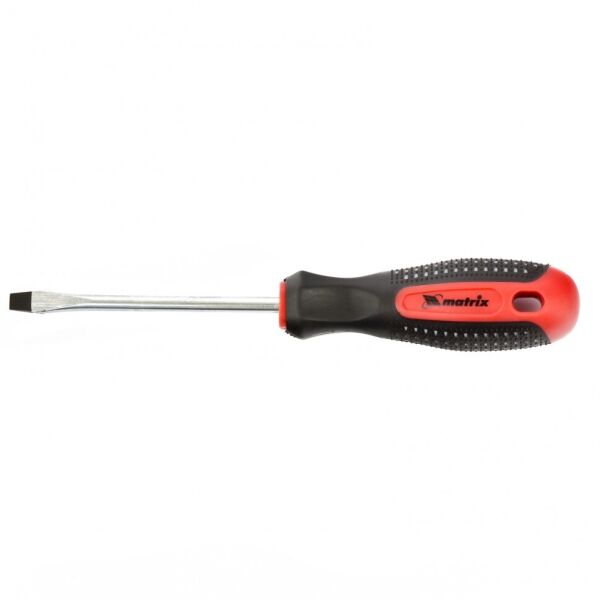 

Отвертка Matrix Fusion SL6 100мм CrV с 3-х компонентной рукояткой Antislip