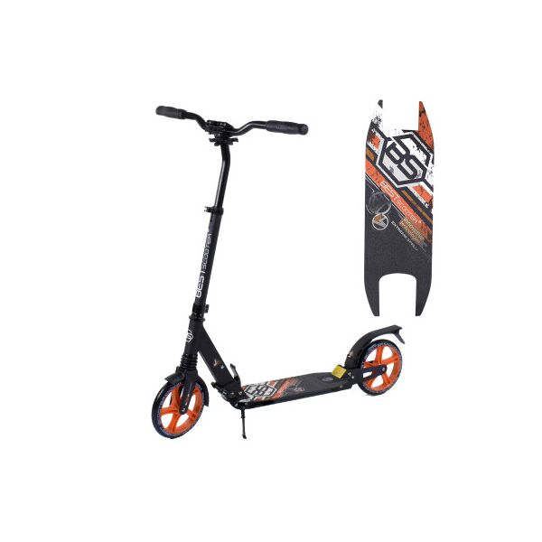 

Самокат алюминиевый 73133 Best Scooter с оранжевой декой и колесами, колеса 200 мм, 2 амортизатора, складной