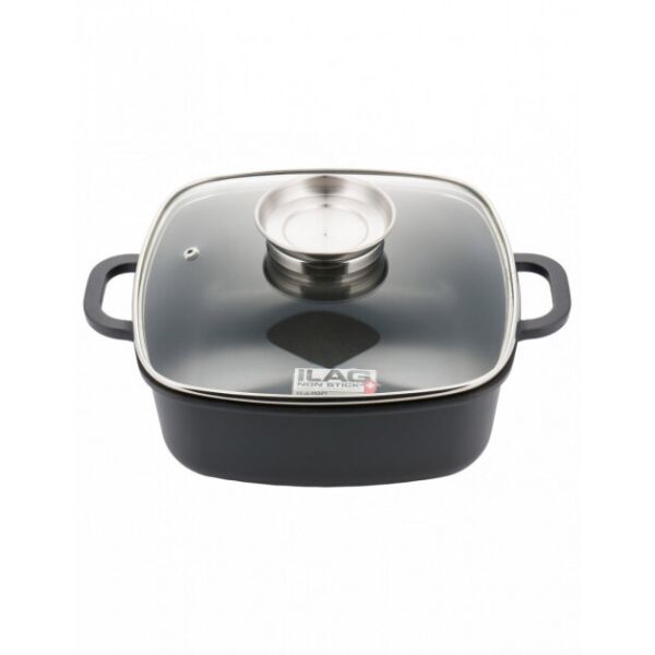 

Кастрюля с антипригарный покрытием KingHoff 5,5л KH-3871