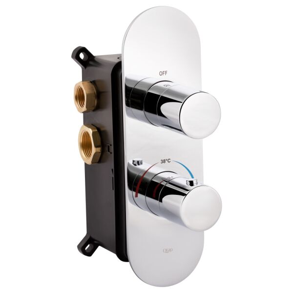 

Смеситель термостатический скрытого монтажа для душа Qtap Votice 65T105OGC