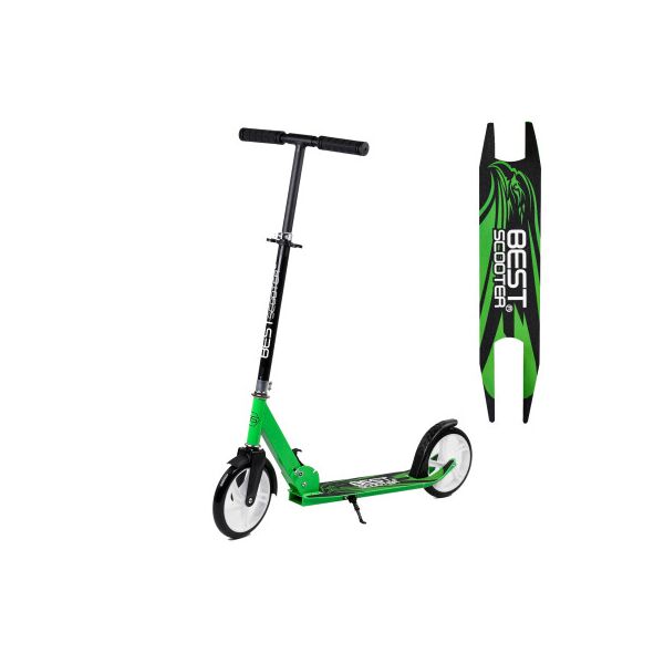 

Самокат двухколесный Best Scooter 98829, колеса 200 мм, зажим руля, Салатовый