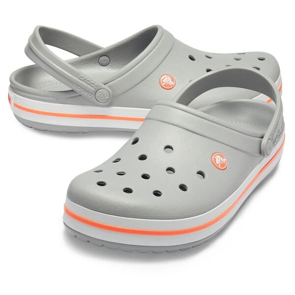 

Сабо Crocs Crocband 39-40 24.6 см Светло серые 11016-0FL-M7/W9 Light Grey Bright Coral