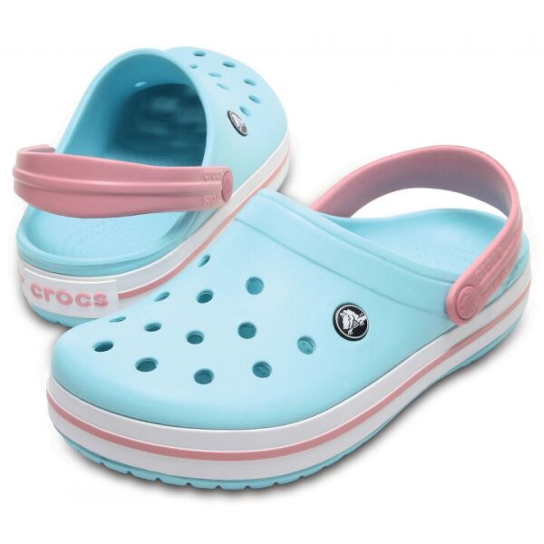 

Сабо Crocs Crocband 41-42 25.5 см Голубые с белым 11016-4S3-M8/W10 Ice Blue/White