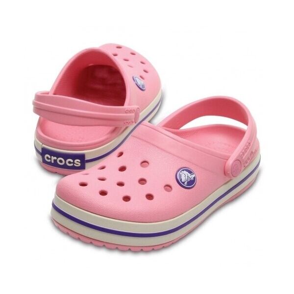

Сабо Crocs Crocband Kids Clog 25-26 15.7 см Детские розовые с пионом 204537-C9 Peony Pink/Stucco